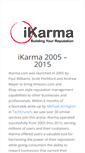 Mobile Screenshot of ikarma.com